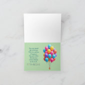 Bigfoot Birthday Surprise – Cute Sasquatch Card カード (内部)