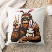 Bigfoot Bunny Funny Easter Day Sasquatch クッション (ブランケット)