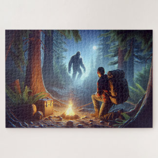 Bigfoot Campfire Encounter, Bigfoot in the shadows ジグソーパズル