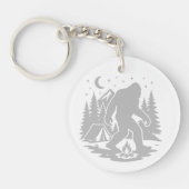 Bigfoot Camping Acrylic Keychain キーホルダー (正面)