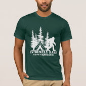 BigFoot Camping Forest Extremely Rare Funny Custom Tシャツ (正面)