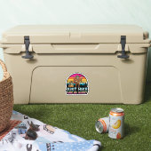 Bigfoot Camping-Just hike And Be Happy シール (クーラー)