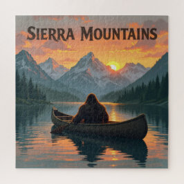 Bigfoot Canoe – Sierra Mountains Sunset  ジグソーパズル