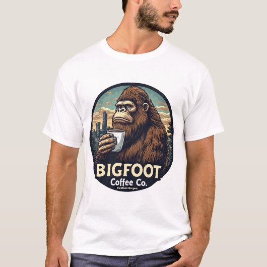 Bigfoot Coffee Co. Portland Oregon Tシャツ (正面)