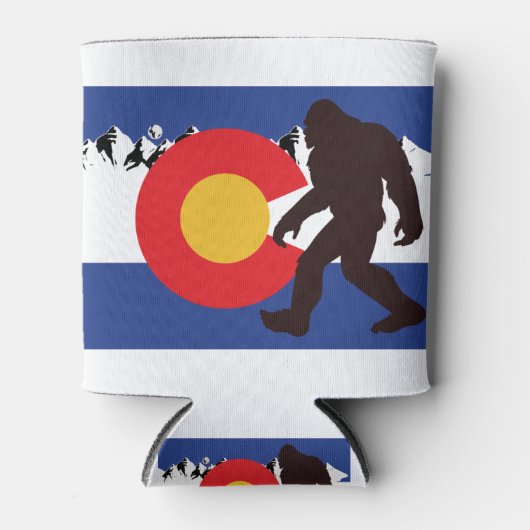 Bigfoot-Colorado-Flag 缶クーラー (正面)