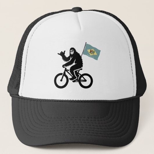 Bigfoot Cycling Delaware Flag キャップ (正面)