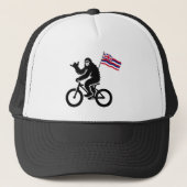 Bigfoot Cycling Hawaii Flag キャップ (正面)