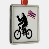 Bigfoot Cycling Hawaii Flag メタルオーナメント (右)