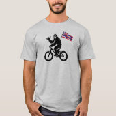 Bigfoot Cycling Hawaii Flag Tシャツ (正面)