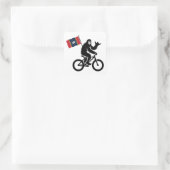 Bigfoot Cycling Mississippi Flag スクエアシール (バッグ)