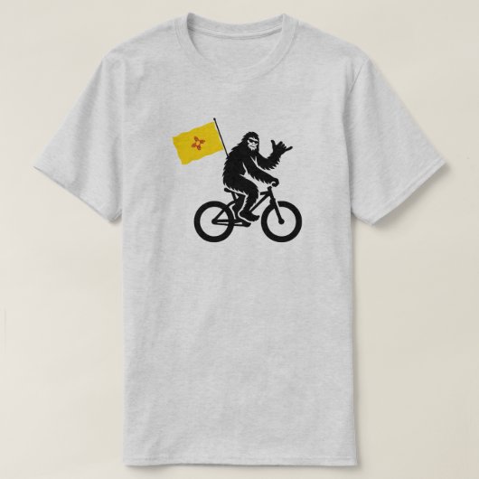 Bigfoot Cycling New Mexico Flag Tシャツ (デザイン正面)
