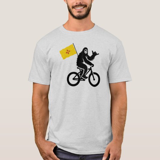 Bigfoot Cycling New Mexico Flag Tシャツ (正面)