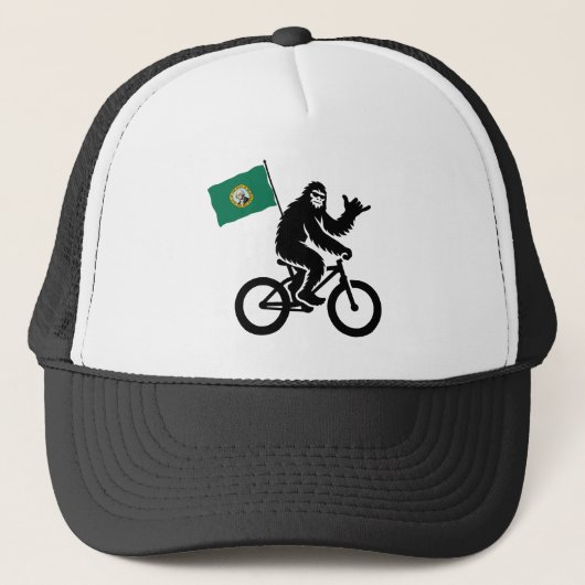 Bigfoot Cycling Washington Flag キャップ (正面)