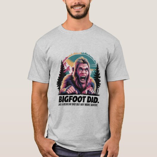 Bigfoot: Dadsquatch Tシャツ (正面)