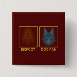 Bigfoot & Dogmanボタン 缶バッジ