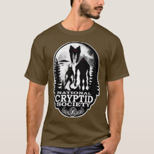 Bigfoot Dogman Mothman UFO国家暗号学協会 Tシャツ