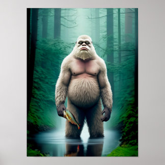 Bigfoot Encounter - 12 x 16ポスター ポスター