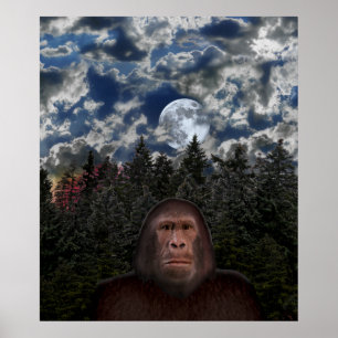 Bigfoot Encounter - Re-Sizableポスター ポスター