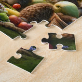 Bigfoot Family Feast Gentle Giant Forest Scene ジグソーパズル (側面)