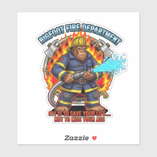 Bigfoot FD 911 is to Save Your Life シール (シート)