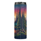 Bigfoot: Forest Reflection, Starry Peaks タンブラー (裏面)