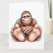 Bigfoot Happy Birthday  カード (正面)