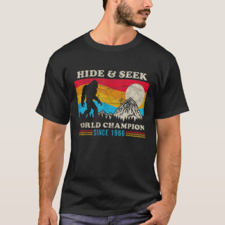 Bigfoot Hide And Seekヴィンテージ1966 55歳Sas Tシャツ