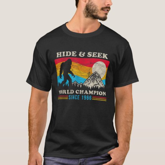 Bigfoot Hide And Seekヴィンテージ1966 55歳Sas Tシャツ (正面)