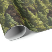 Bigfoot Hiding In The Forest Hide and Seek Winner ラッピングペーパー (ロールコーナー)
