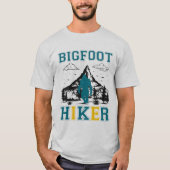 Bigfoot Hiker：内装のExplorer Tシャツを展開 Tシャツ (正面)