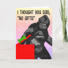 Bigfoot Holiday Card カード