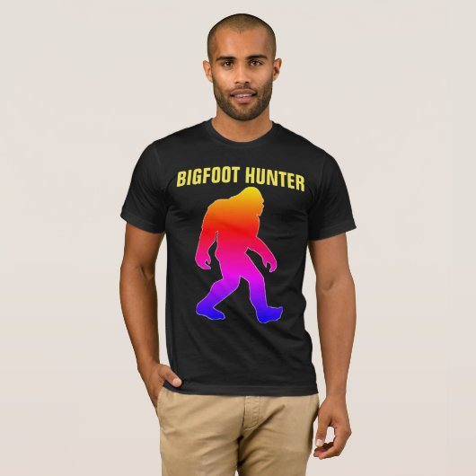 BIGFOOT HUNTERブラックTシャツ Tシャツ (正面フル)