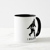 Bigfoot Iカスタマイ信じズ文字 マグカップ (正面右)