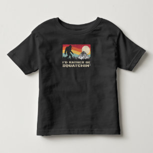 Bigfoot ID Thre Be Squatchinサスカッチ トドラーTシャツ