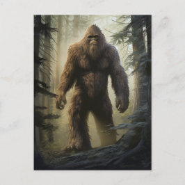 Bigfoot in the Forestはがき ポストカード