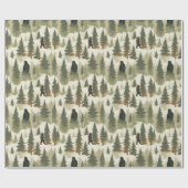 Bigfoot In the Forest ラッピングペーパー (フラット)