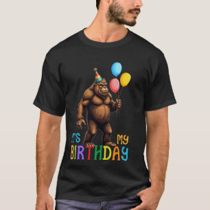 Bigfoot It's My誕生日Bashおもしろいパーティーバルーン Tシャツ