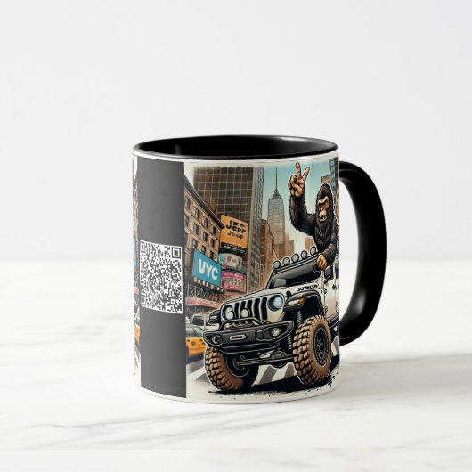 ☕ BIGFOOT JEEP TAKEOVER - NYC EDITION MUG 🗽 マグカップ (正面右)