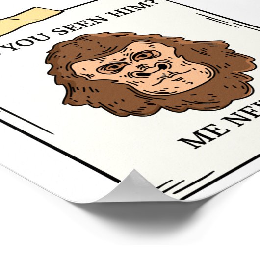 Bigfoot MeとCryptozologyを両方とも見たことがあるか ポスター (角)