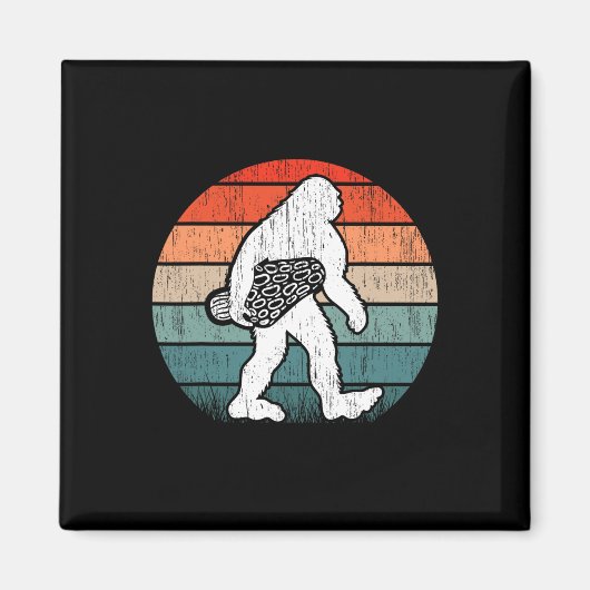 Bigfoot Morel Mathes Foraging Mycology Shroom Hu マグネット (正面)