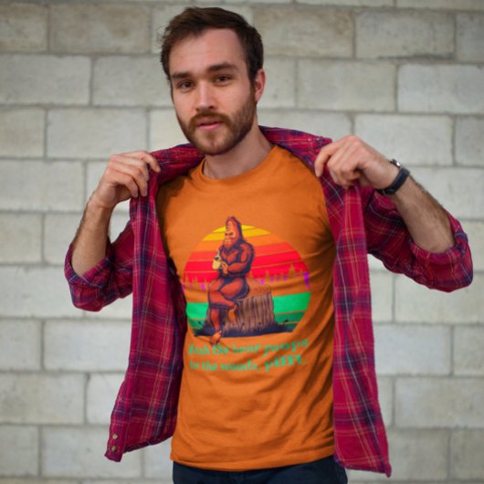 Bigfoot Morning Coffee Words of Wisdom Bear Poops  Tシャツ