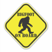 Bigfoot on Board シール (正面)