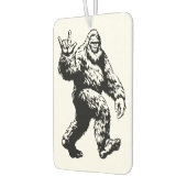 Bigfoot Peace/Funny Sasquatch Rustic Cabin Decor カーエアーフレッシュナー (左)