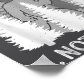 Bigfoot People Not A Big Fan Funny Sasquatch Intro ポスター (角)