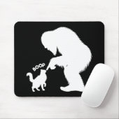 Bigfoot Playful Long Haired Cat Boop マウスパッド (マウス)