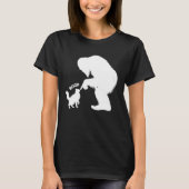 Bigfoot Playful Long Haired Cat Boop Tシャツ (正面)