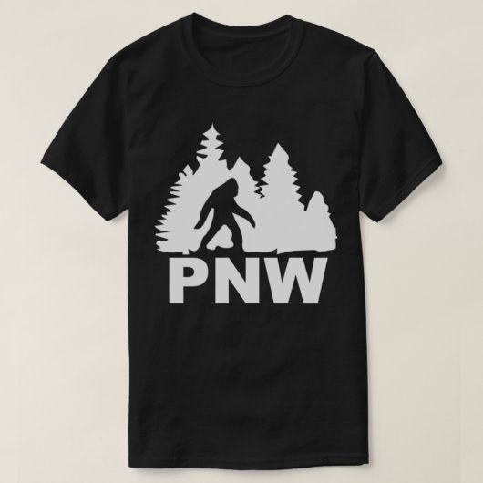 bigfoot pnw  tシャツ (デザイン正面)