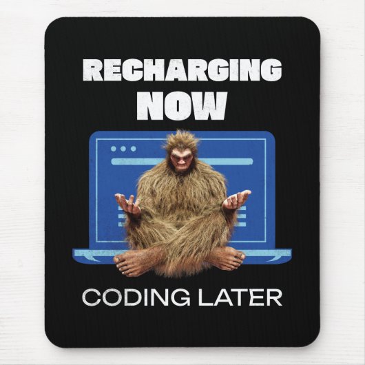 Bigfoot Programmer Coderソフトウェア開発者 マウスパッド (正面)