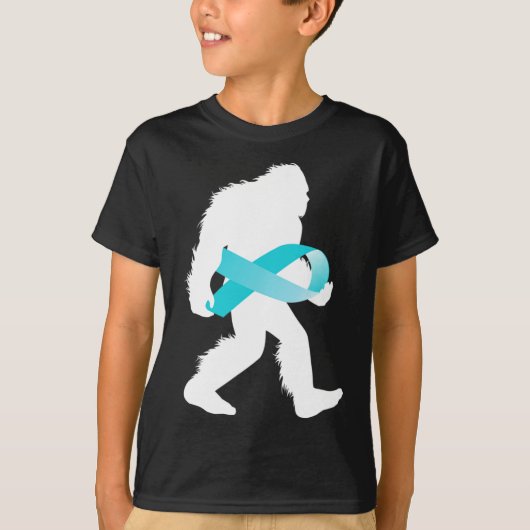 Bigfoot Ptsd後外傷性ストレス障害警告 Tシャツ (正面)
