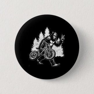 Bigfoot Riding Bicycle Vintage Mountain Biking Big 缶バッジ